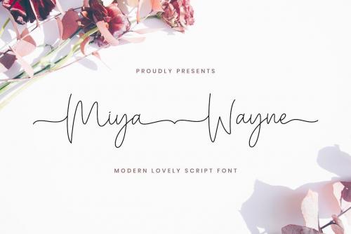 Miya-Wayne-Lovely-Script-Font-1