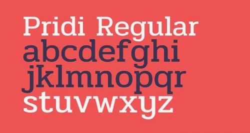 Pridi-Font-Family-2