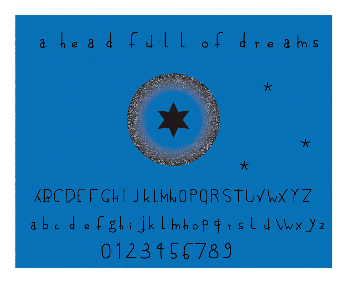 A Head Full Of Dreams Font
