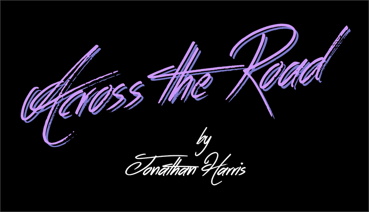 Across the Road font