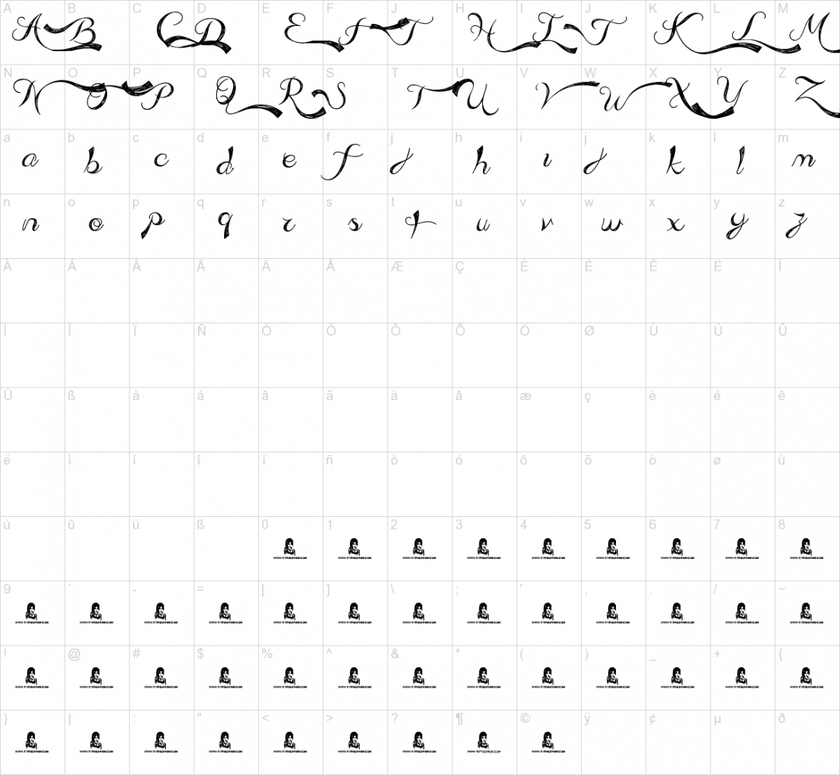 Admiration Pains Font