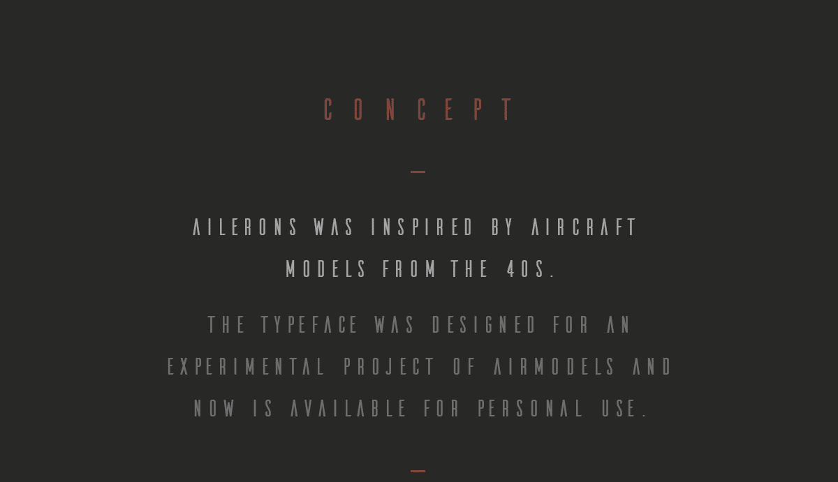 Ailerons Typeface Font
