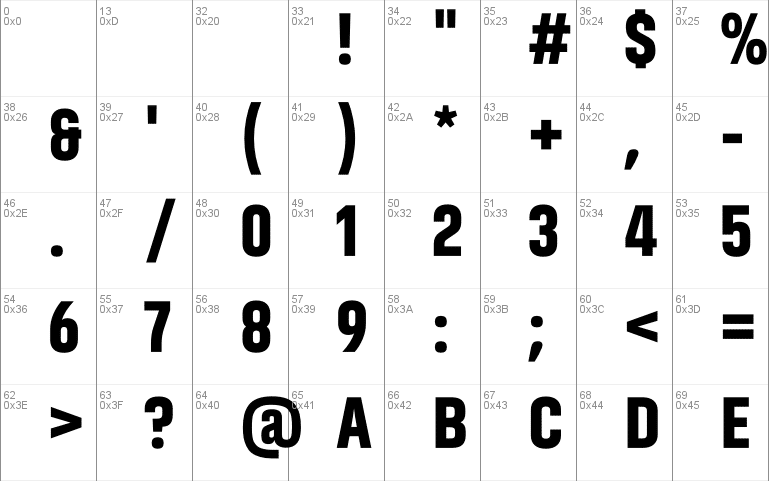 Akhand Condenced Mono-linear Sans Serif Font Family