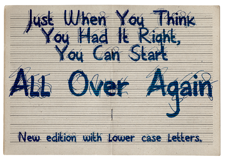 All Over Again Font