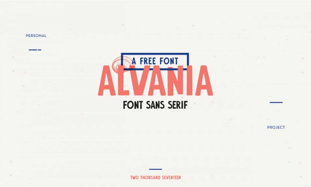 Alvania Typeface