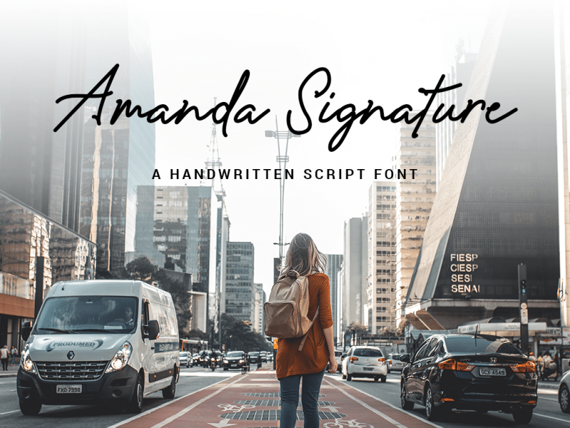 Amanda Signature Font