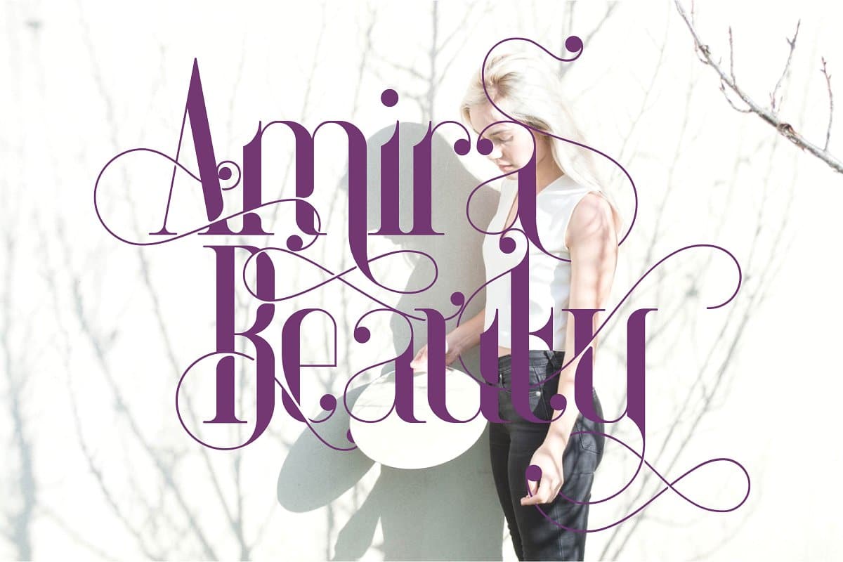 Amira Beauty Font