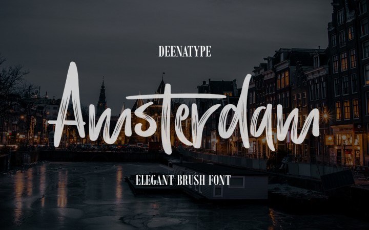 Amsterdam Brush Font