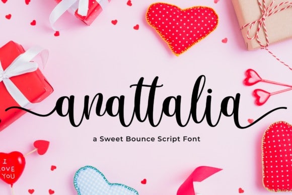 Anattalia Calligraphy Font
