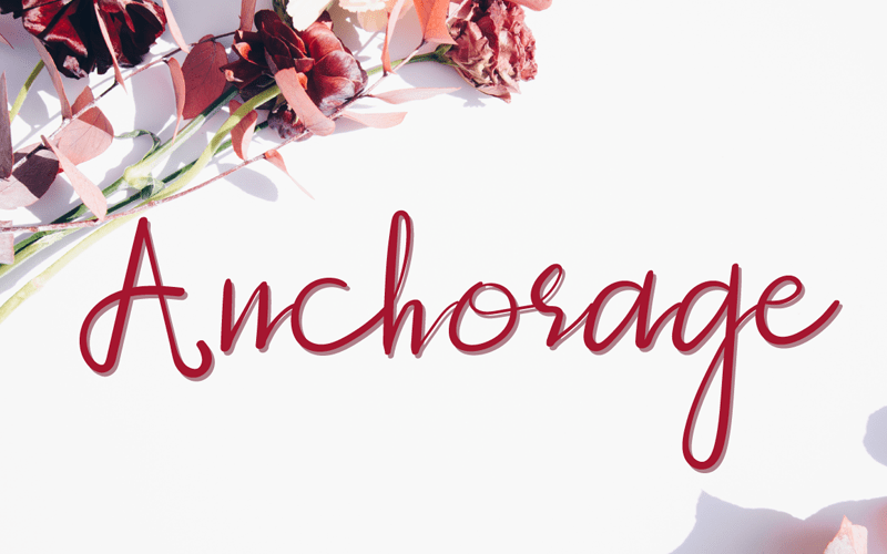 Anchorage Script Font