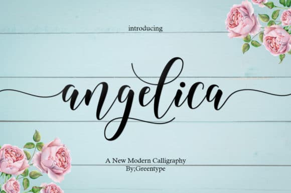 Angelica Script Font
