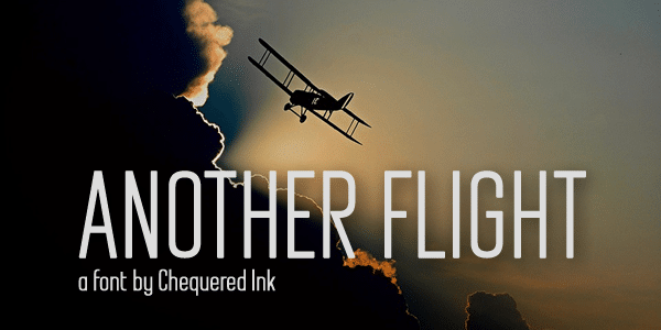 Another Flight Typeface