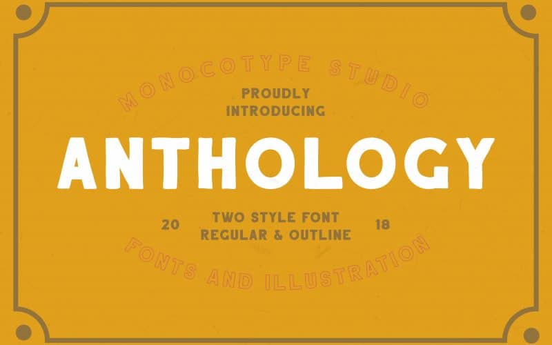 Anthology Two Style Handcrafted Font