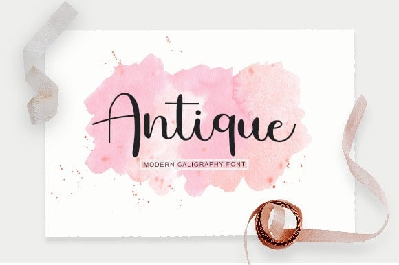 Antique Script Font