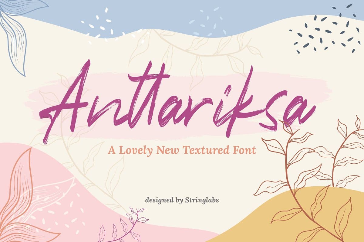 Anttariksa Brush Font