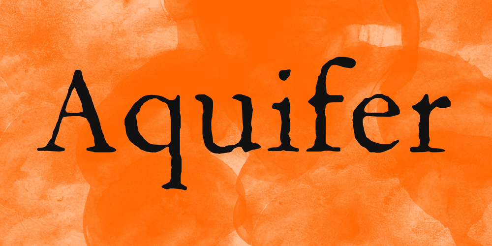 Aquifer Font
