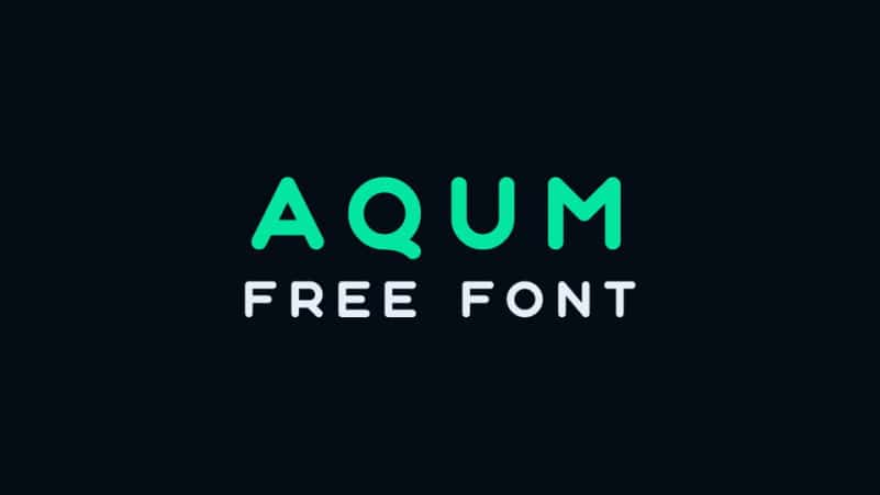 Aqum Sans Serif Font
