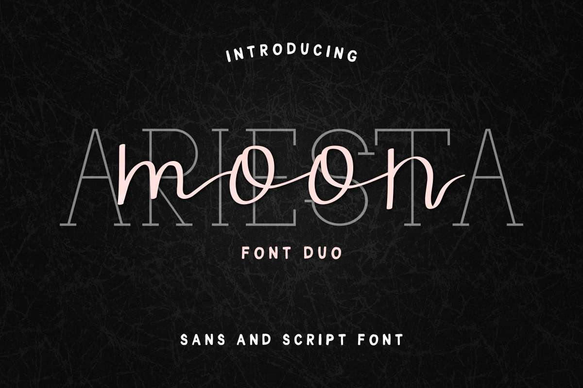 Ariesta Moon Script Font