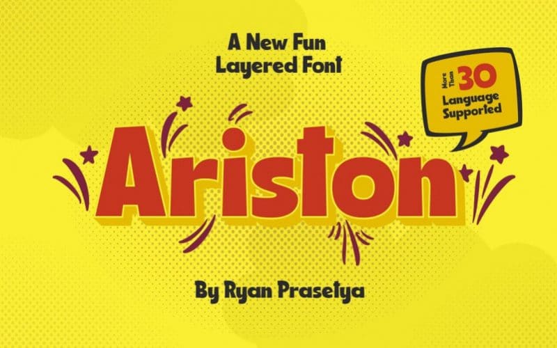 Ariston Display Font