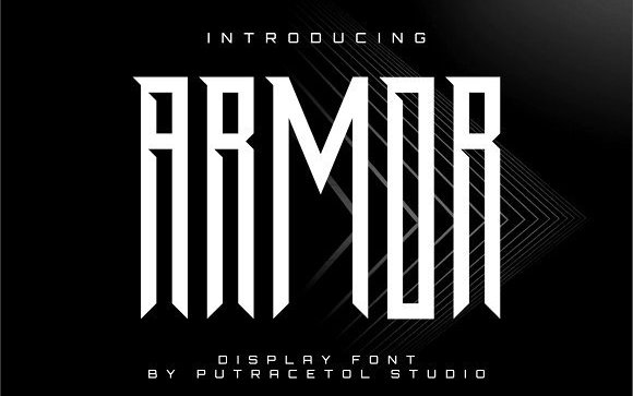Armor Typeface Font