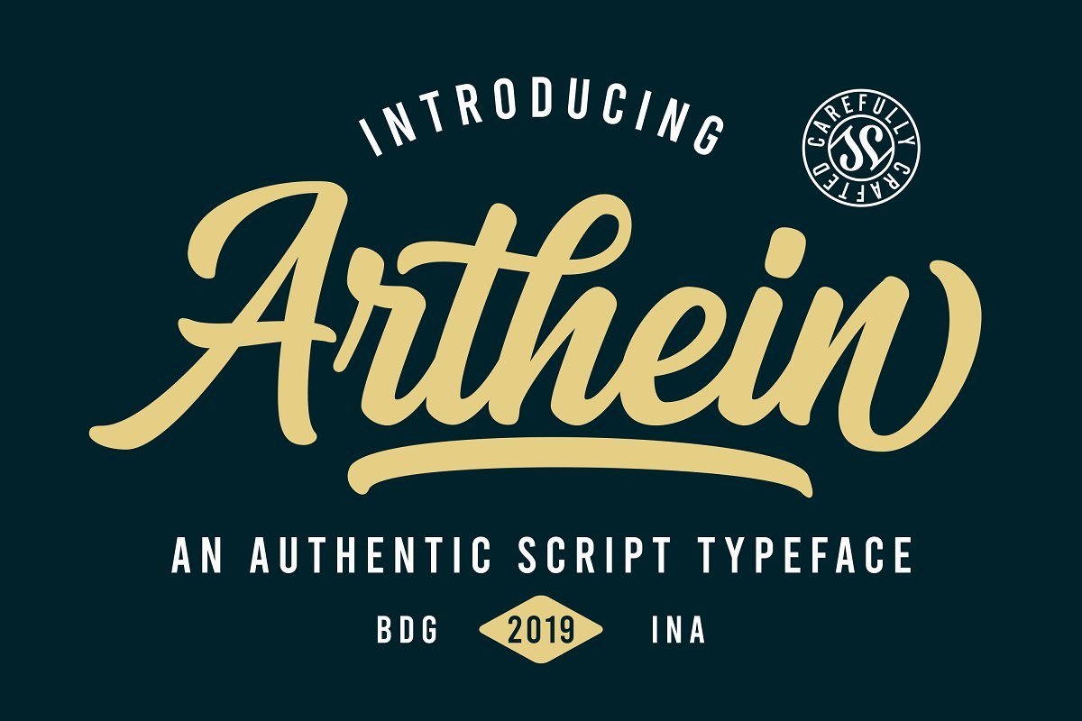 Arthein Bold Script Font