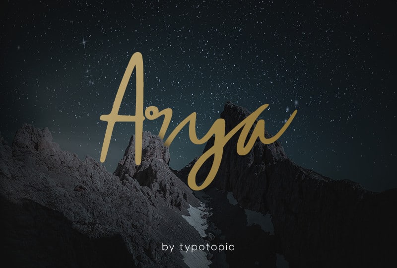Arya Handwritten Font