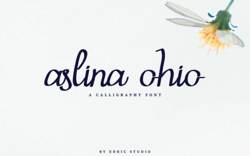 Aslina Ohio Script Font