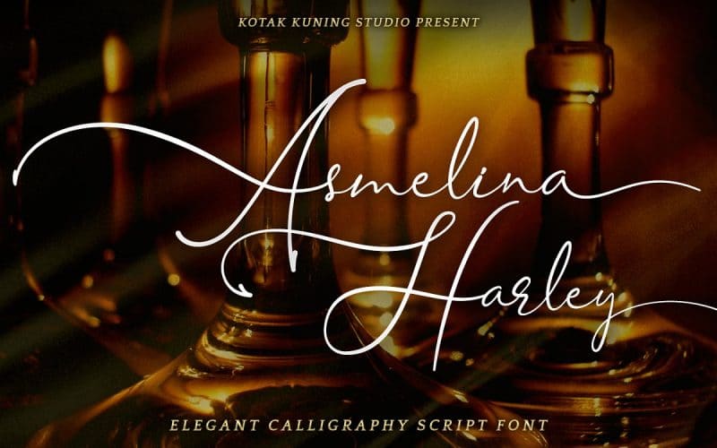 Asmelina Harley Script Font