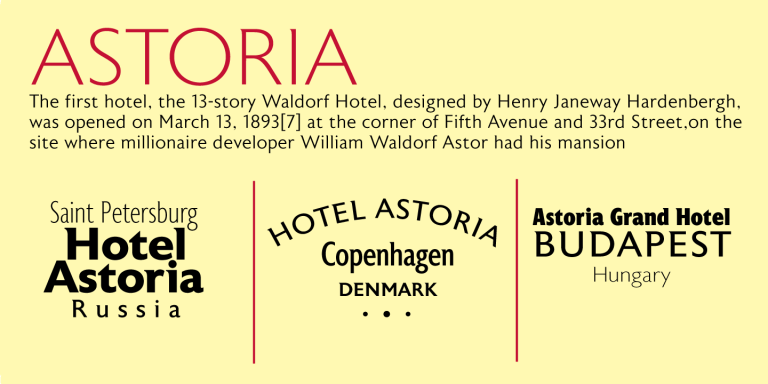Astoria Font Family