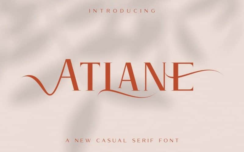 Atlane Serif Font