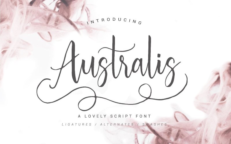 Australis Modern Script Font