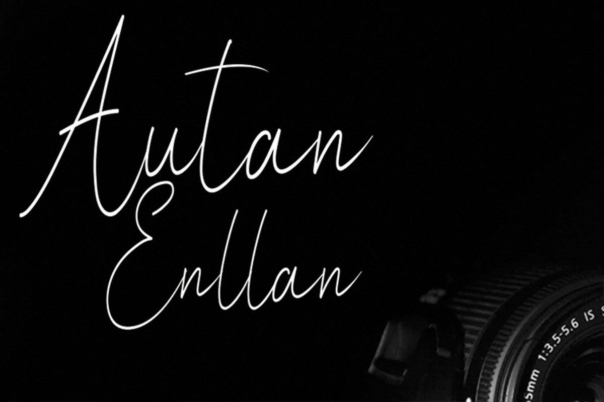 Autan Enllan Handwritten Font