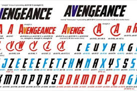 Avengeance Font Family