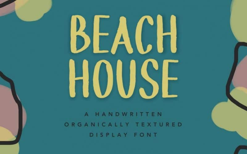 BEACH HOUSE HANDLETTERED FONT