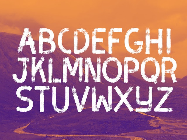 BRUX Bold Brush Font