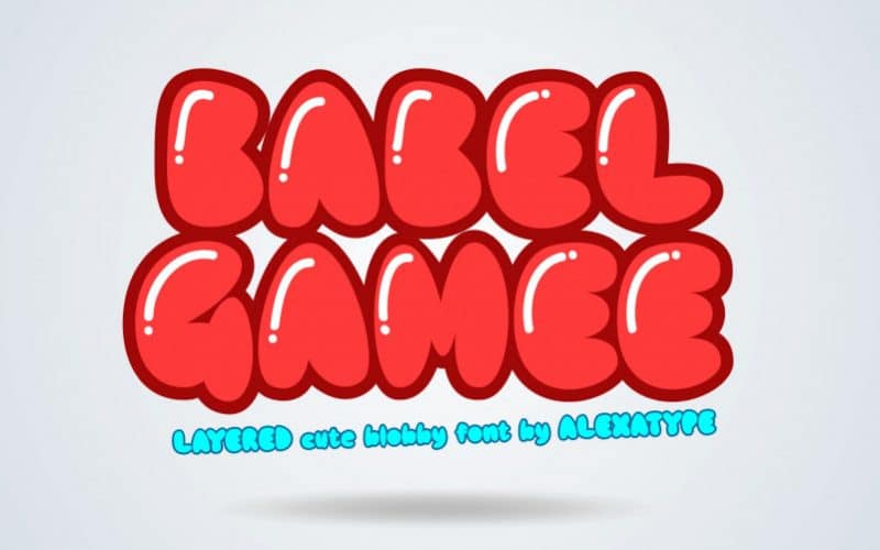 Babel Gamee Display Font