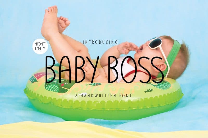 Baby Boss Handwritten Font