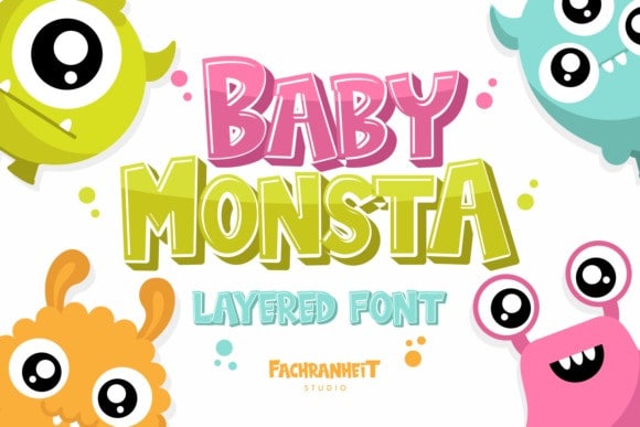 Baby Monsta Display Font