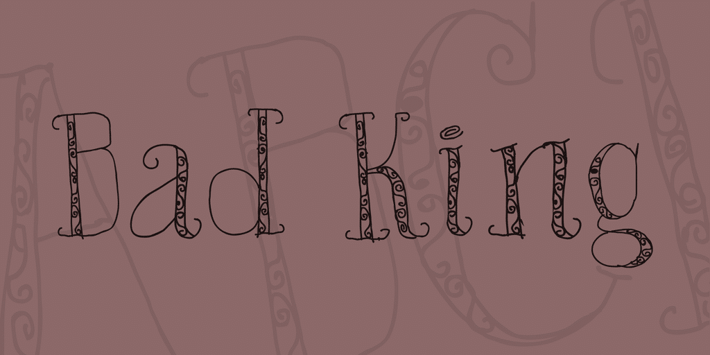 Bad King Font