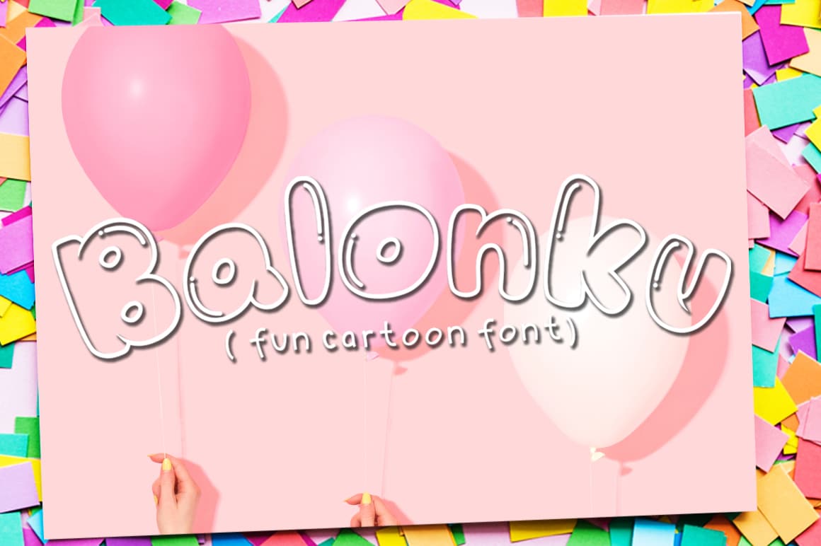Balonku Cartoon Font