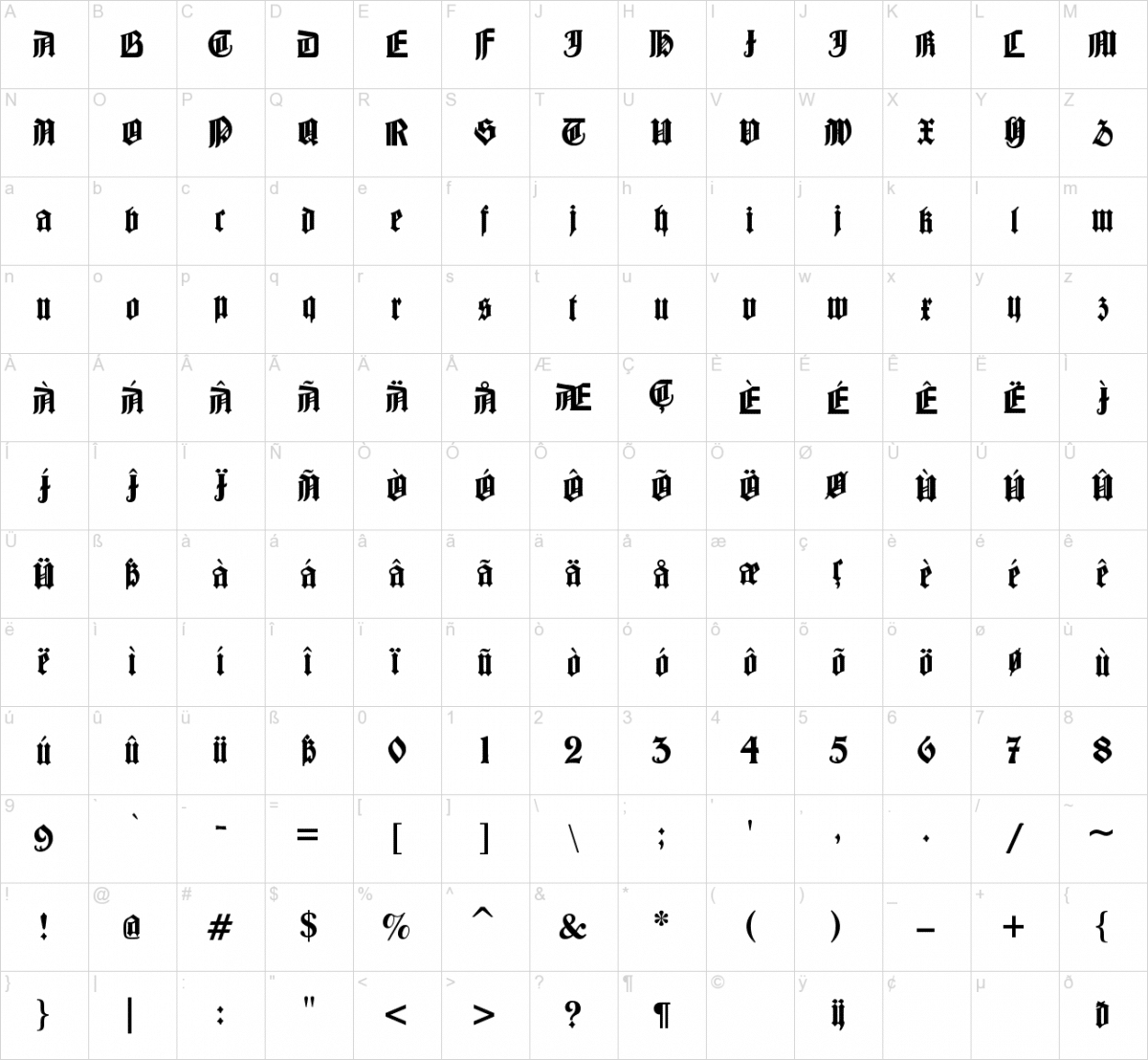 Barloesius Schrift Font