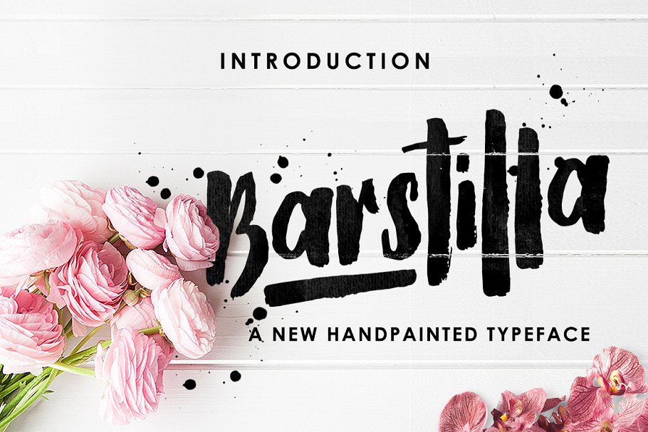 Barstilla Handpainted Typeface