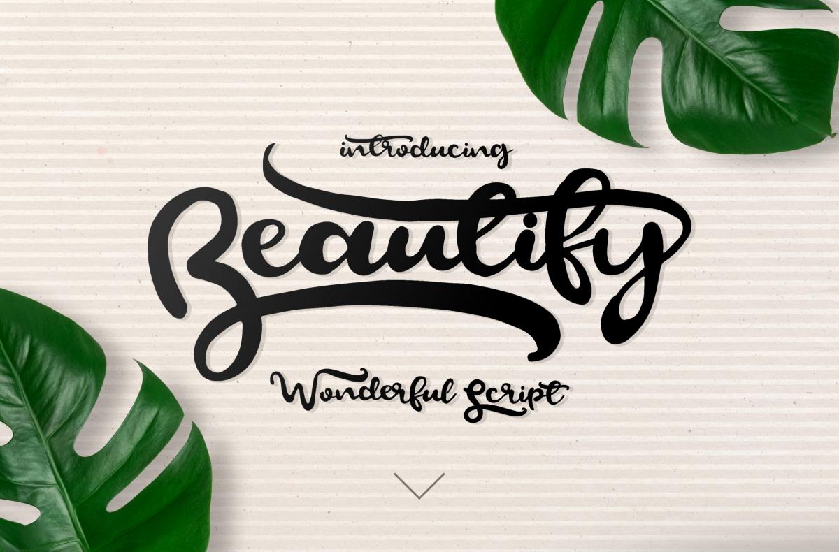 Beautify Script Font