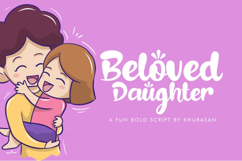 Beloved Daughter Script Font
