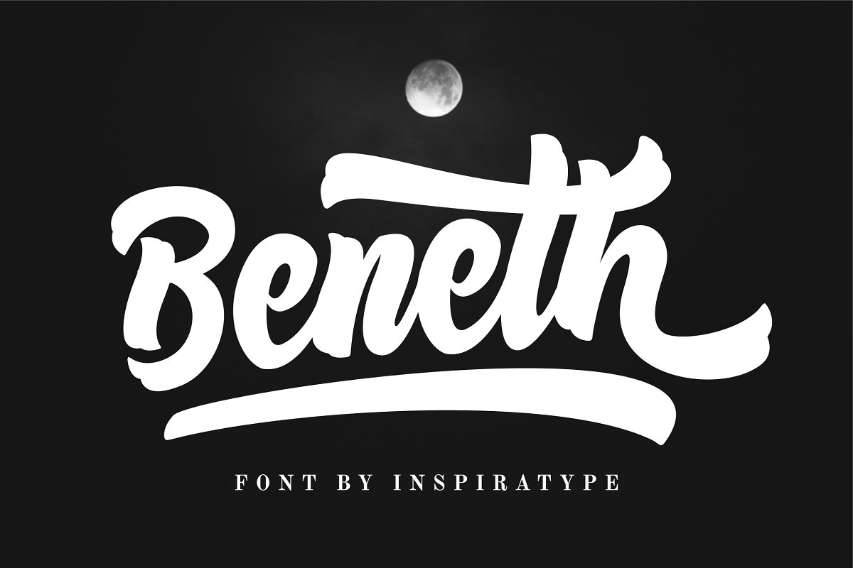 Beneth Bold Script Font