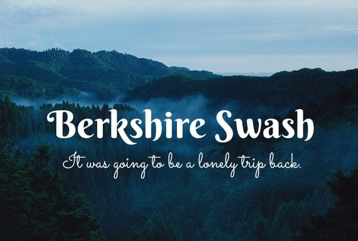 Berkshire Swash Font