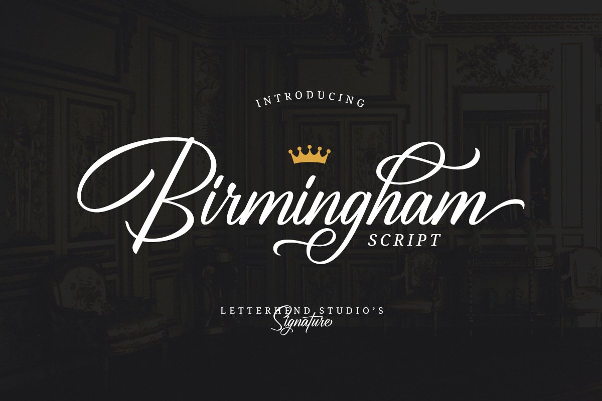 Birmingham Script Font