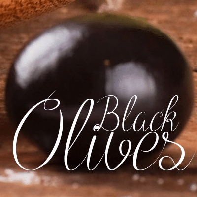 Black Olives Font