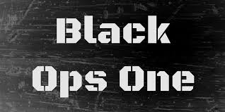 Black Ops One Font