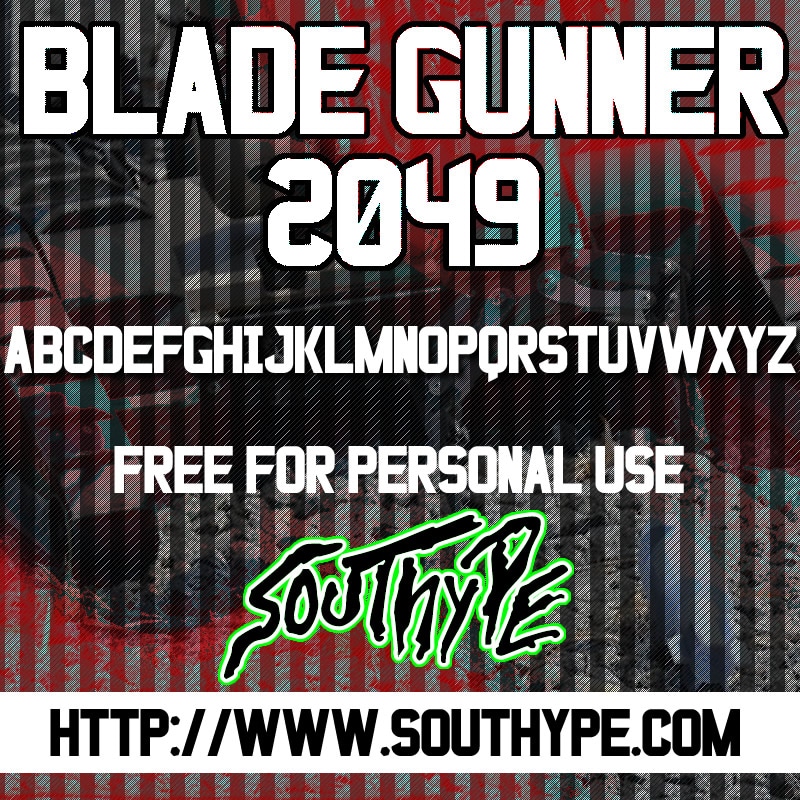 Blade Gunner St Font